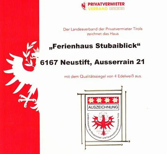 Сasa de vacaciones Stubaiblick Neustift im Stubaital